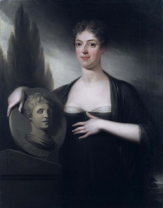 Portrait of Christina Maria von Hermanson, Carl Frederik von Breda
