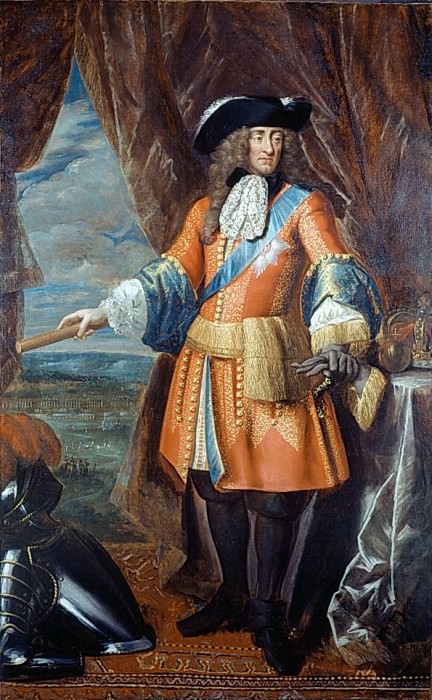 Король Джеймс II (1633-1701). Бенедетто Младший Дженнари