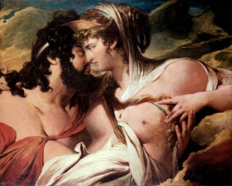Юпитер и Юнона на горе Ида. Джеймс Барри