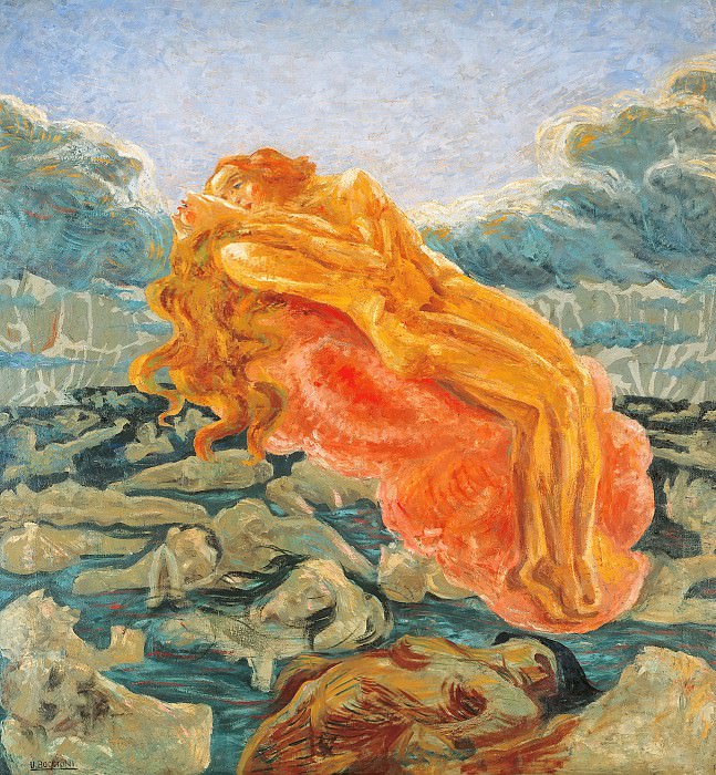 Dream (or Paolo and Francesca). Umberto Boccioni