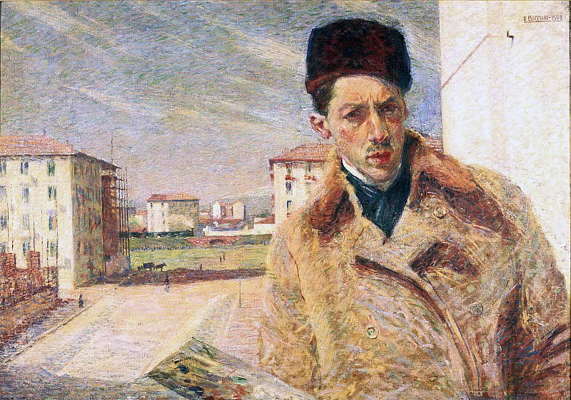 Self-portrait. Umberto Boccioni