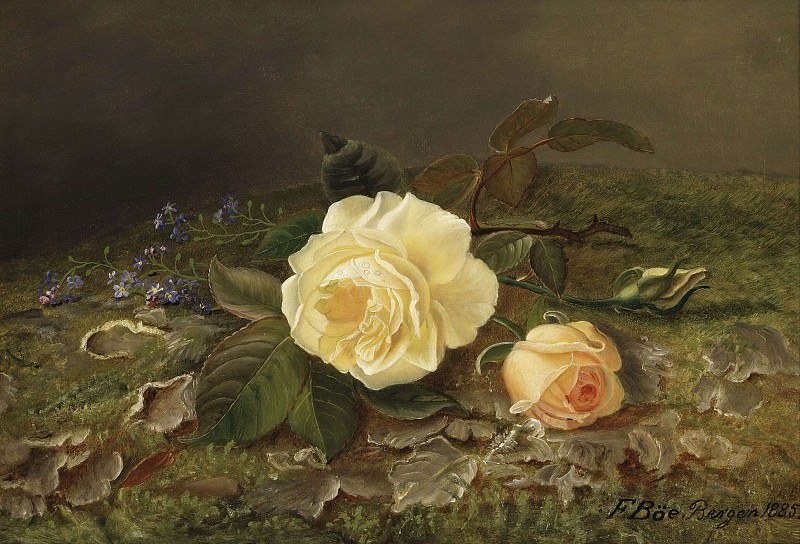 Жёлтые розы. Франц Бо
