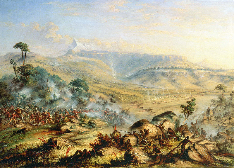 Great Peak of the Amatola-British-Kaffraria. Thomas Baines