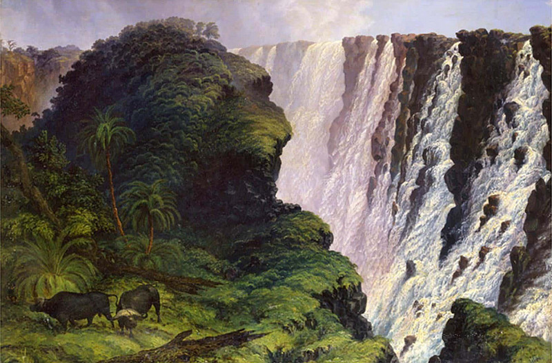 The Victoria Falls. Thomas Baines