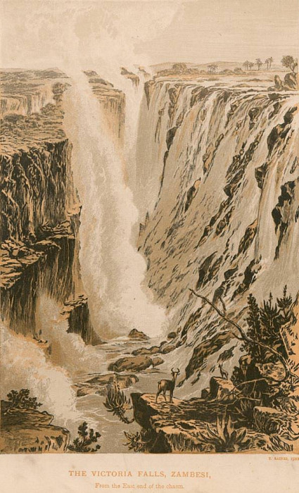 The Victoria Falls. Thomas Baines