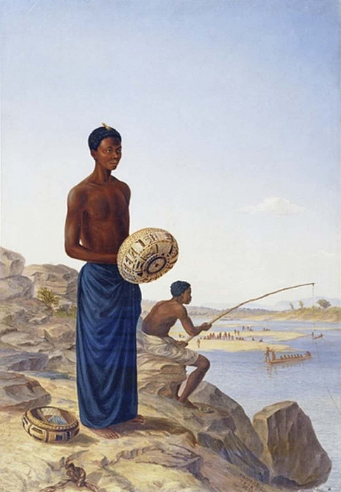 T.898 Shibante, a Native of Mazaro, Boatman and Pilot Belonging to Major Second. Thomas Baines