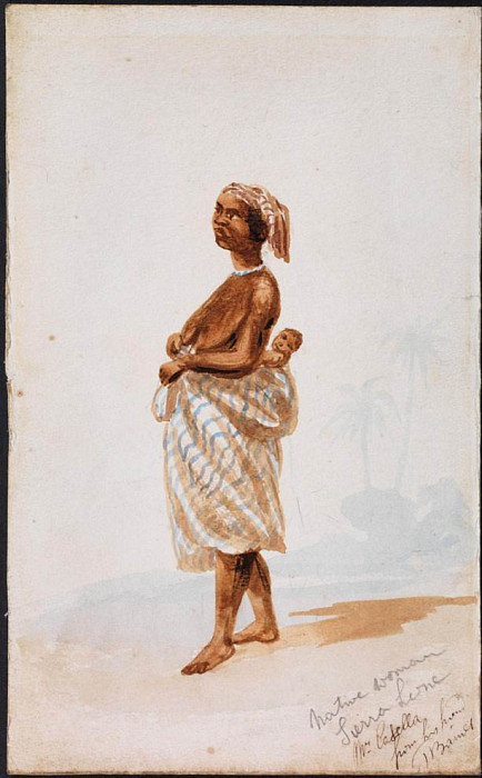 Native woman. Thomas Baines