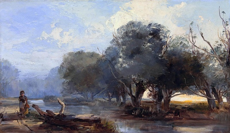 On the Norfolk Broads. Henry Bright