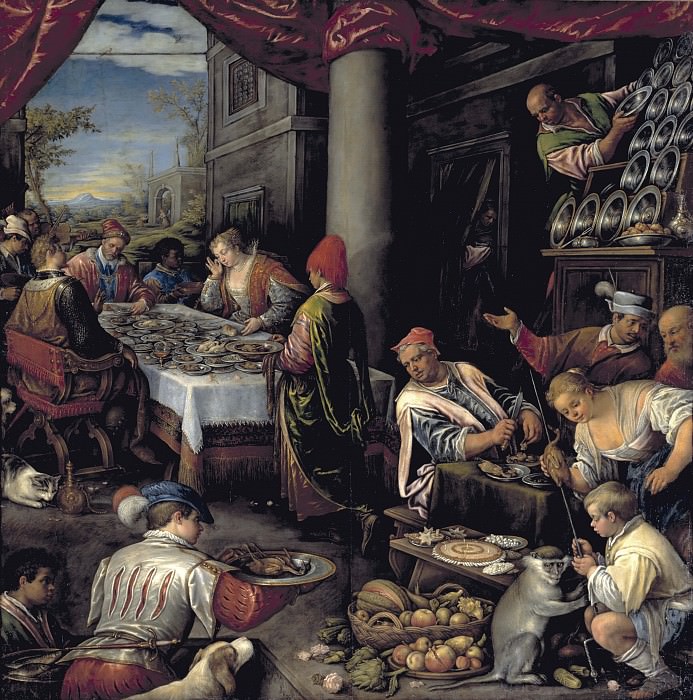 The Feast of Anthony and Cleopatra. Leandro Bassano