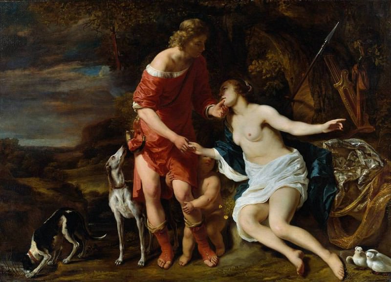 Венера и Адонис. Фердинанд Боль