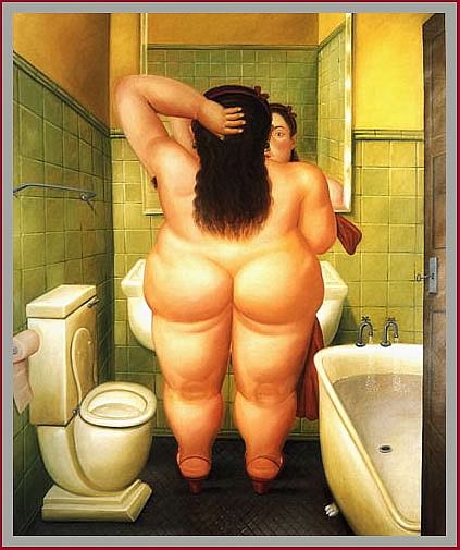 La Toilette. (1989). Fernando Botero