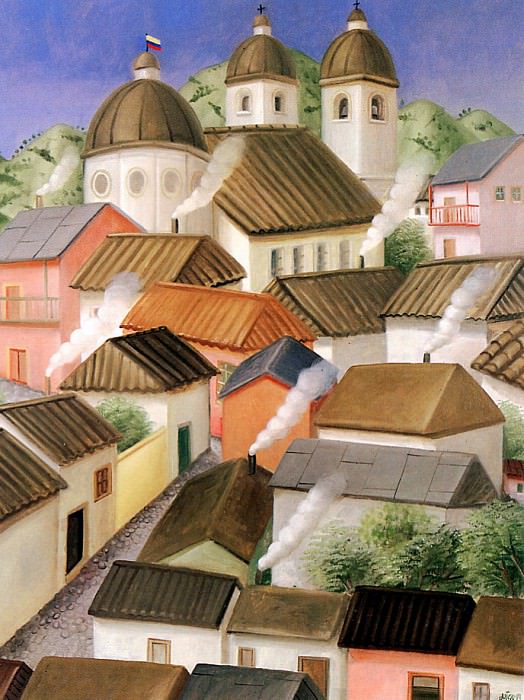 The town. Fernando Botero