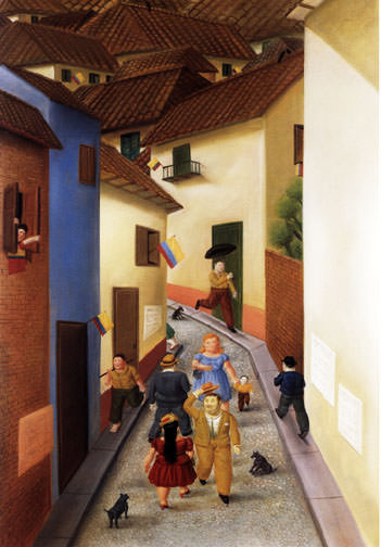 street. Fernando Botero