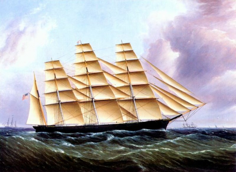 the clipper great republic. James Edward Buttersworth