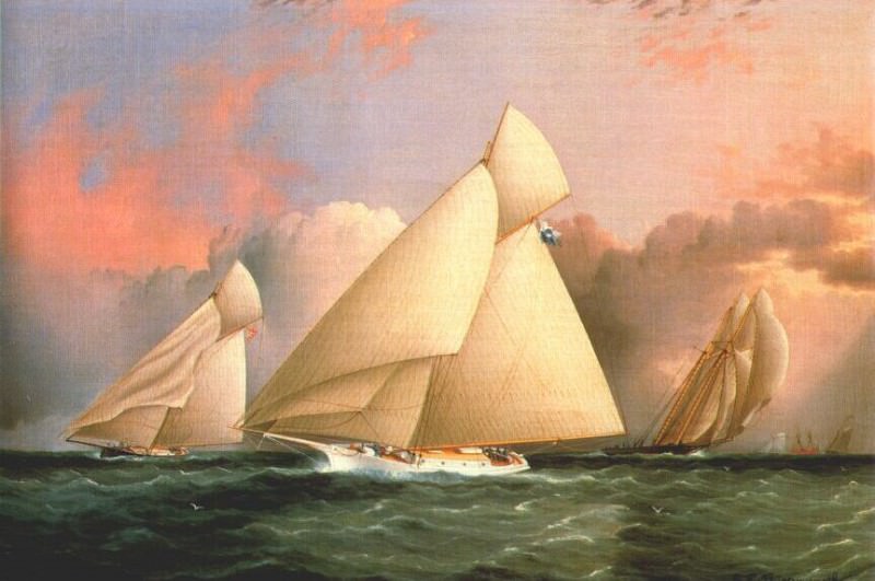 the yacht orion. James Edward Buttersworth