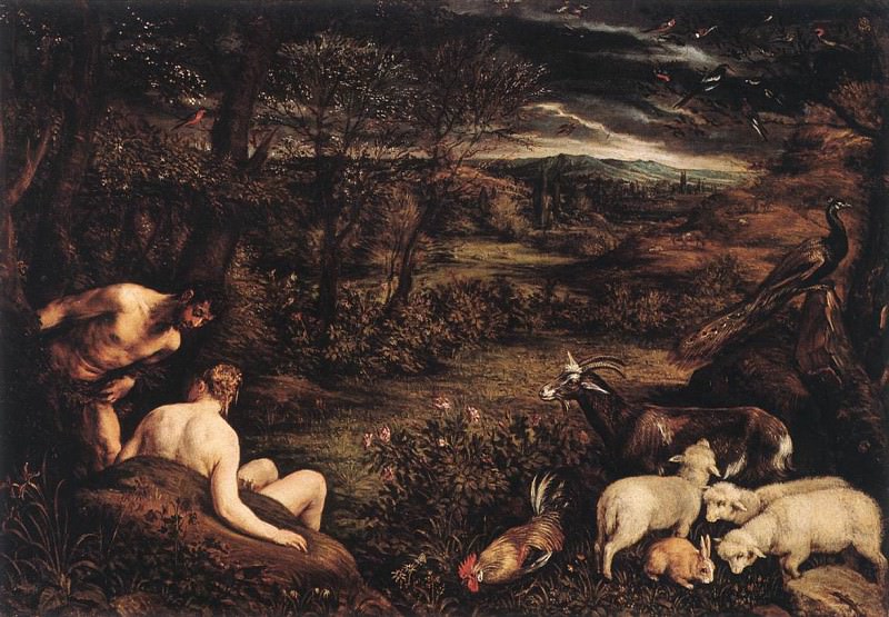 Garden Of Eden. Jacopo Bassano