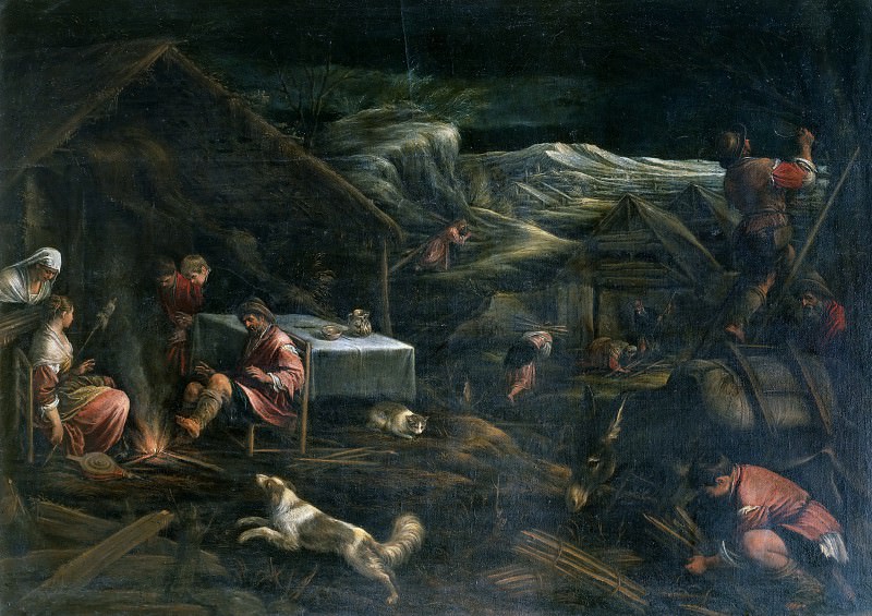 Pastoral Scene (school of). Jacopo Bassano