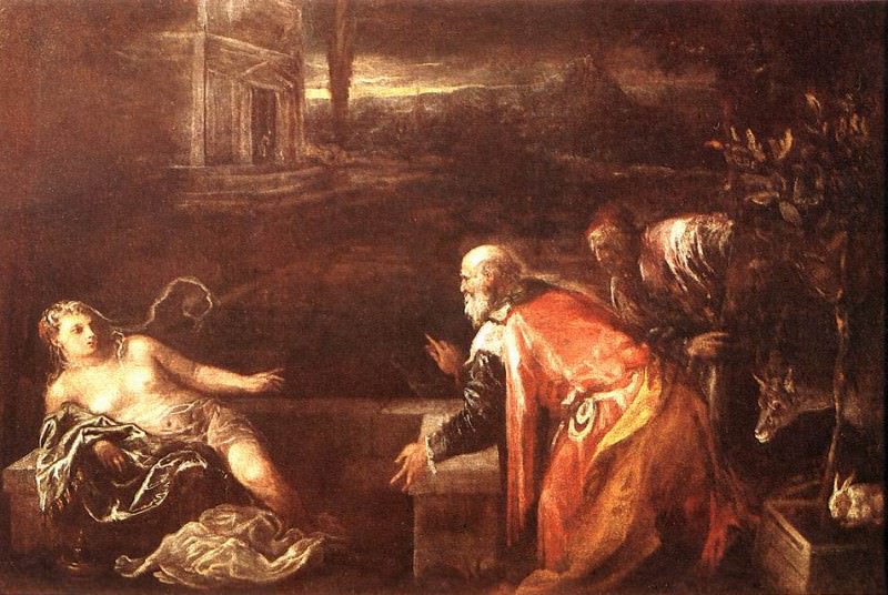 Susanna And The Elders. Jacopo Bassano