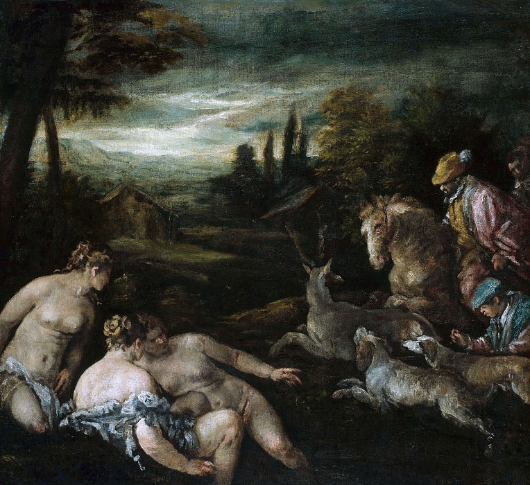 Diana and Actaeon. Jacopo Bassano