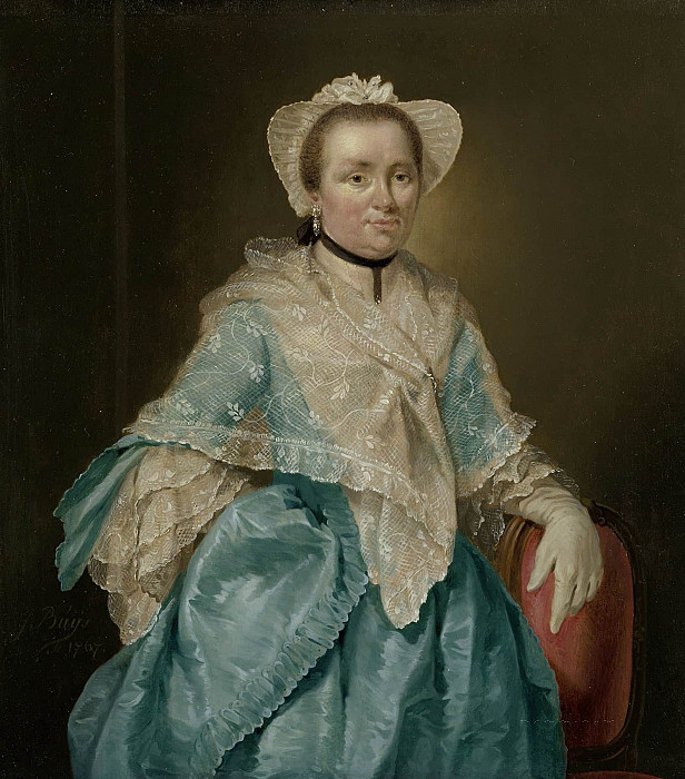 Портрет Элизабет Трост (1730-1790). Якоб Бейс