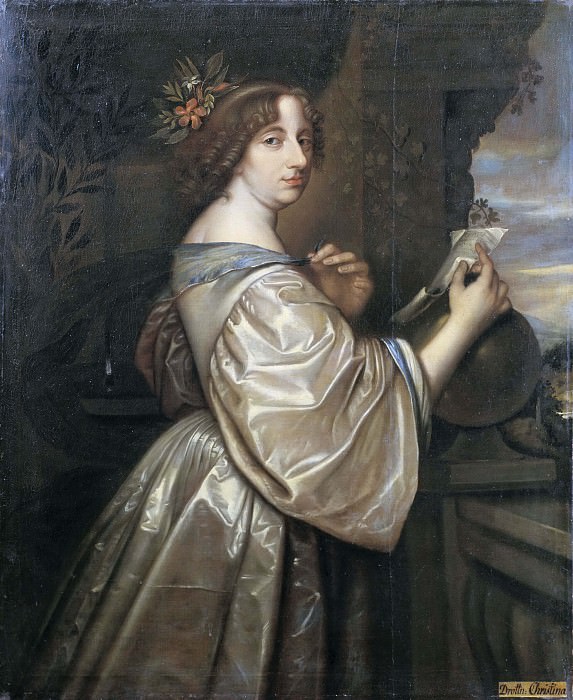 Кристина (1626-1689), королева Швеции. Дэвид Бек (Последователь)