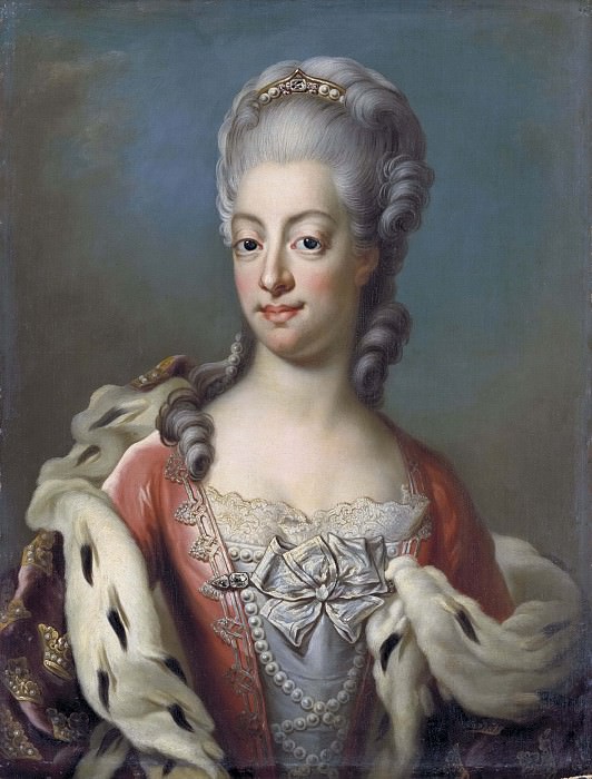 София Магдалена (1746-1813), датская принцесса, Королева Швеции. Якоб Бьорк