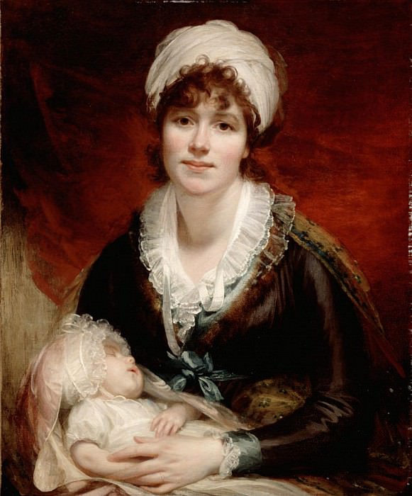 Lady Beechey and her Baby. Sir Henry William Beechey