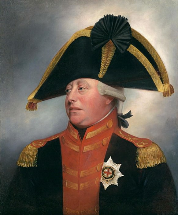 Portrait of King George III. Sir Henry William Beechey