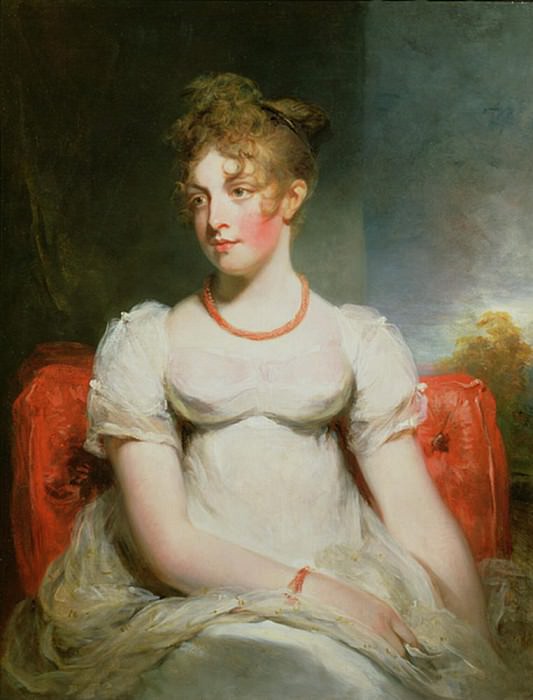 Portrait of Frances Elizabeth Addington (1788-1828). Sir Henry William Beechey