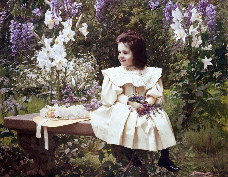 Portrait of Giulia Teresa Marenzi in the garden