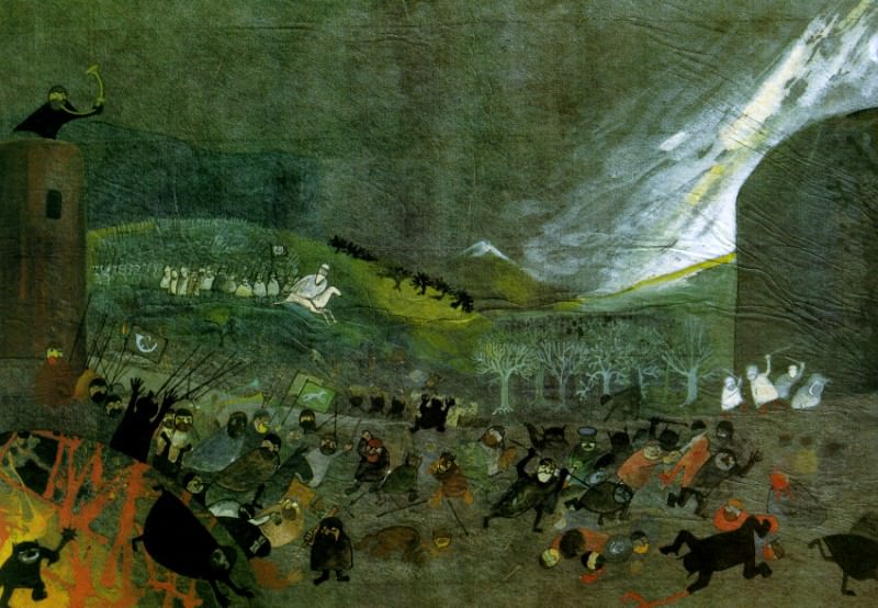 The Battle of the Hornburg. Cor Blok