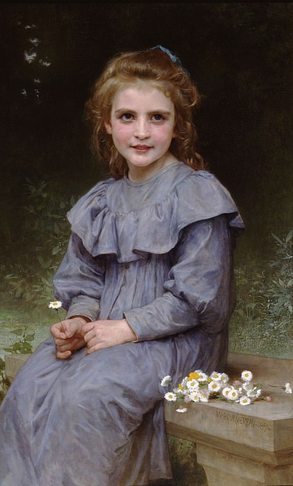 Daisy. Adolphe William Bouguereau