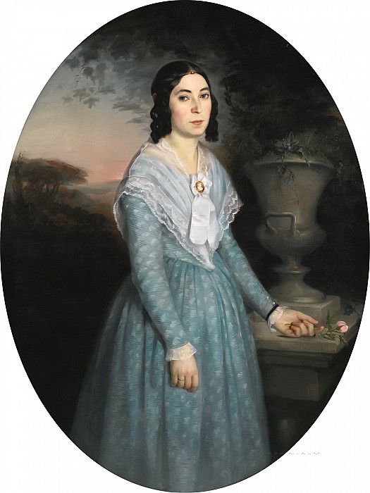 PORTRAIT OF MARIE-CELINA BRIEU. Adolphe William Bouguereau