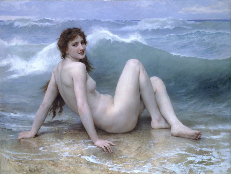 The wave. Adolphe William Bouguereau