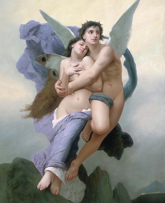 The Abduction of Psyche (after). Adolphe William Bouguereau