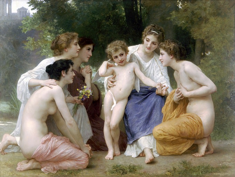Admiration. Adolphe William Bouguereau