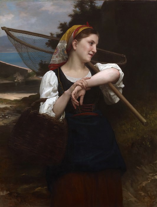 Дочь рыбака. Адольф Уильям Бугро