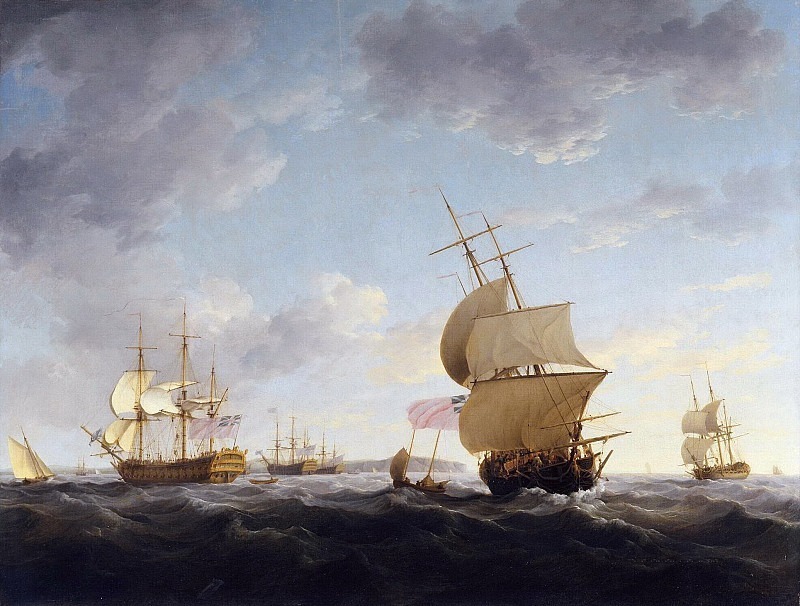 Shipping in the English Channel, Charles Brooking