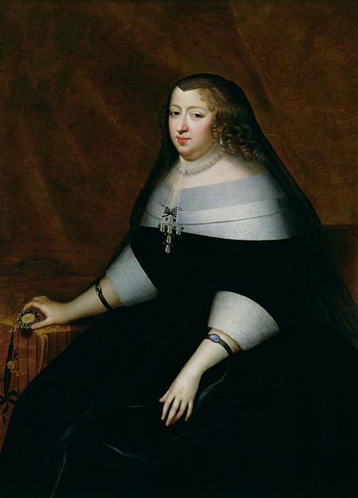 Portrait of Anne of Austria. Charles Beaubrun