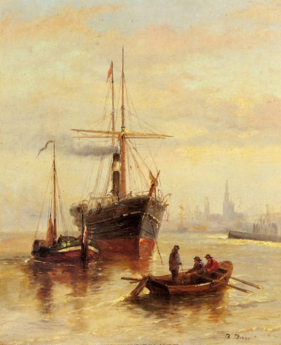 A Harbor Scene with a View of Venice. Bartolomeo Bezzi