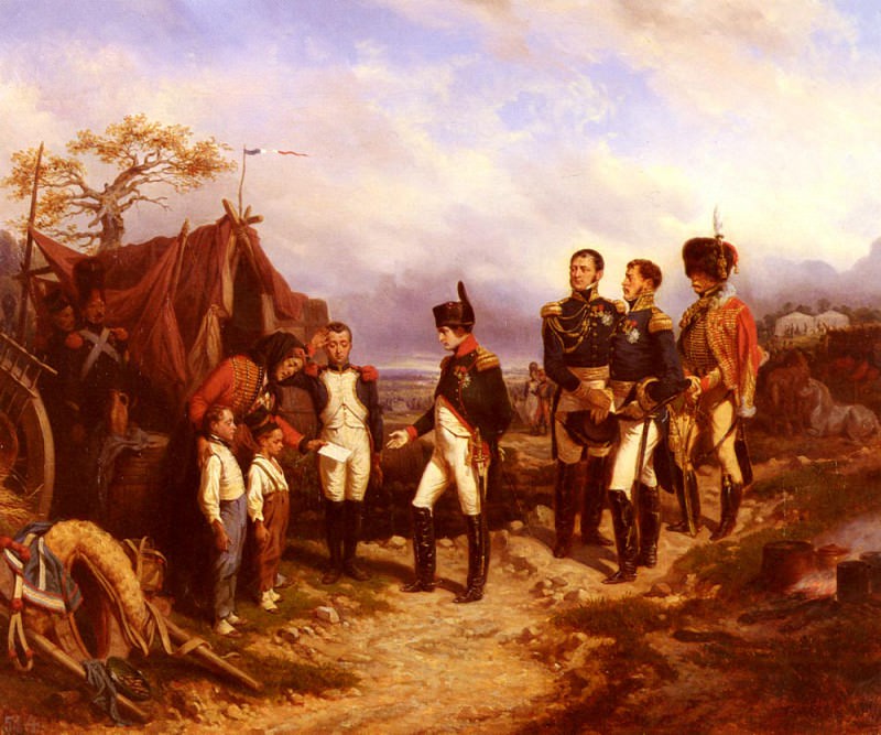 Napoleon Et Le Petit Messager. Joseph Louis Hippolyte Bellange