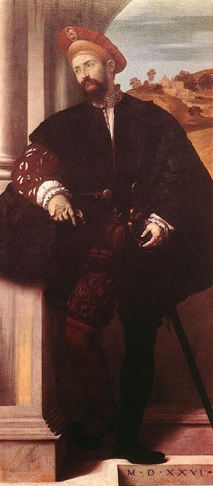 Portrait Of A Man. Moretto da Brescia (Alessandro Bonvicino)