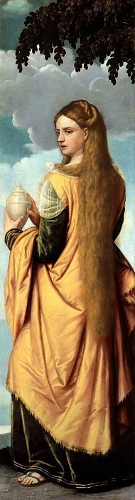 Mary Magdalene. Moretto da Brescia (Alessandro Bonvicino)