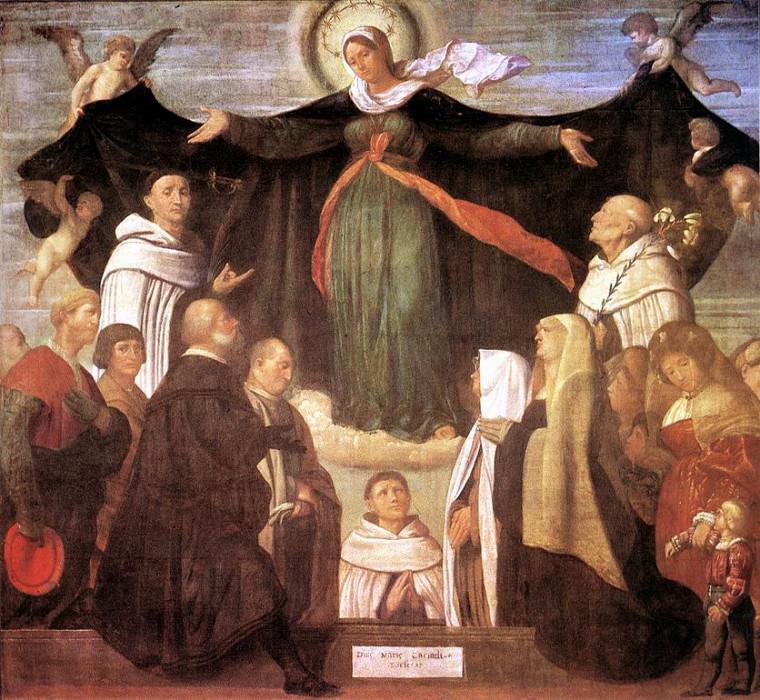 The Virgin Of Carmel. Moretto da Brescia (Alessandro Bonvicino)