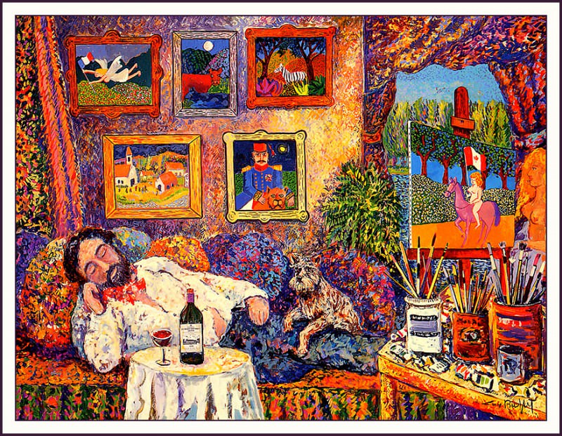 The Artist Resting. Guy Buffet