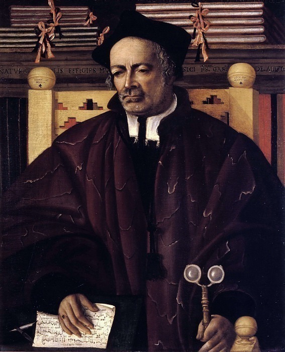 Portrait of the musician Gaspare De Albertis. Giuseppe Belli