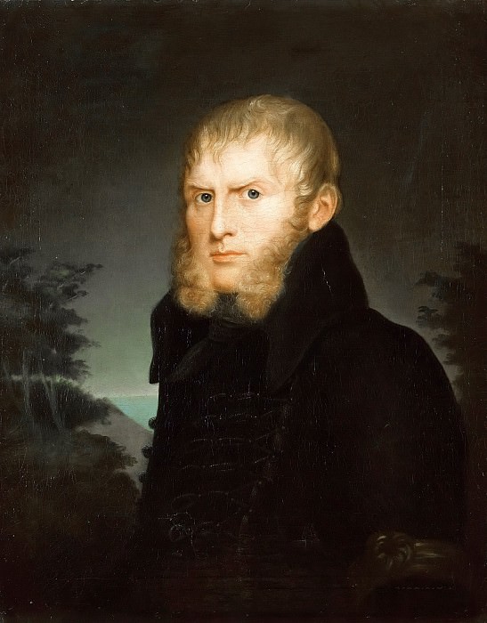 Portrait of the Painter Caspar David Friedrich. Caroline Bardua