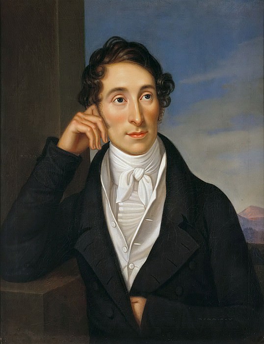 The Composer Carl Maria von Weber. Caroline Bardua