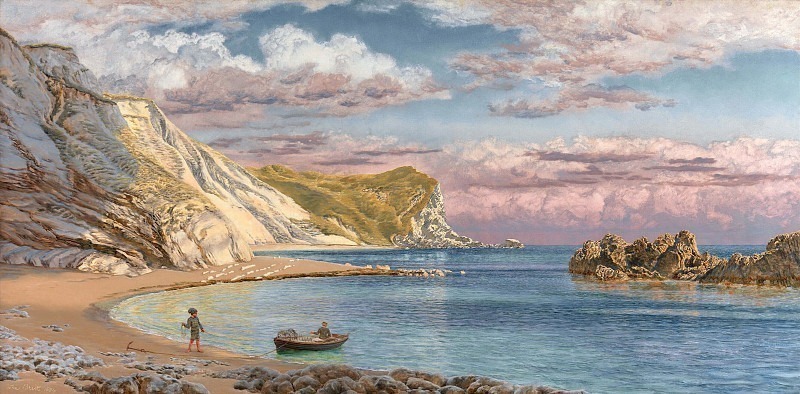 Man of War Rocks, Coast of Dorset. John Brett