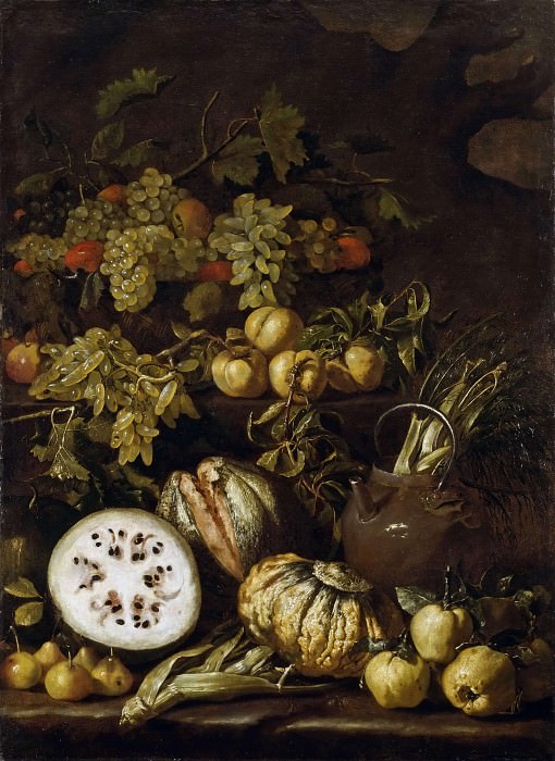 Still Life with Fruit. Pietro Paolo Bonzi